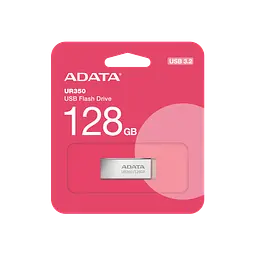 Флеш-накопичувач ADATA USB 3.2 UR 350 128Gb Silver/Beige (UR350-128G-RSR/BG) - мініатюра 2