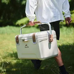 Туристичний холодильник Naturehike CNH22CJ10001 45 л бежевий - мініатюра 3