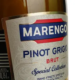 Вино ігристе Marengo Pinot Grigio Special Collection біле брют 0.75 л - мініатюра 3