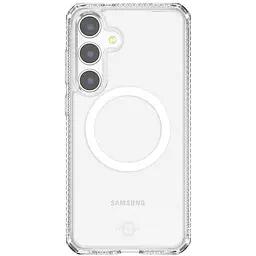 Оригінальний протиударний чохол для Samsung Galaxy S24 (S921) Itskins Ultra Hybrid MagSafe Прозорий - мініатюра 9