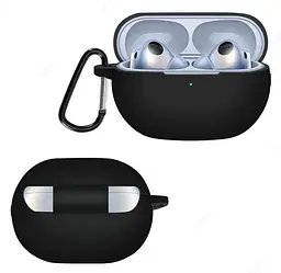 Чохол-накладка DK Silicone Candy Friendly з карабіном для Huawei FreeBuds Pro 3 (black) - мініатюра 2