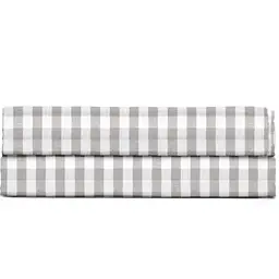 Дитяче простирадло Cosas Taupe Check 110х160 см сіро-біле (TaupeCheck_110x160)