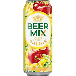 Пиво Оболонь Beermix Вишня світле 2.5% 0.5 л з/б  (90894)