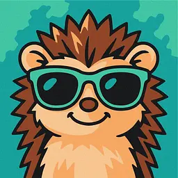 Картина за номерами: Стильний їжачок Brushme MBS081 Різнокольоровий shop (9995482503488)