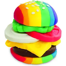 Набір для творчості з пластиліном Hasbro Play-Doh Kitchen Creations Burger and Fries Set (E5112_E5472) - мініатюра 9