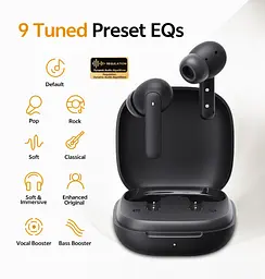 Бездротові навушники QCY Buds T43 (BH24QT43A) темно сірі - мініатюра 7