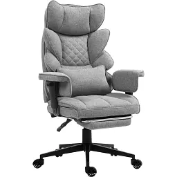 Офісне крісло GT Racer B-2511 Fabric Gray [125573] - мініатюра 2
