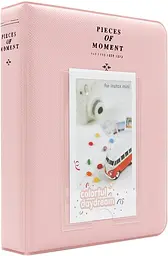 Фотоальбом для Fujifilm Instax Mini 64 фото Альбом для Mini (8, 9, 12, 11, 40, 99, evo, link), рожевий  - мініатюра 3