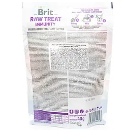 Ласощі для собак Brit Raw Treat Freeze-Dried Immunity для імунітету, ягня і курка 40 г - мініатюра 2