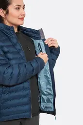 Куртка жіноча утеплена Rab Cirrus Jacket Womens 10 Чорний - мініатюра 5