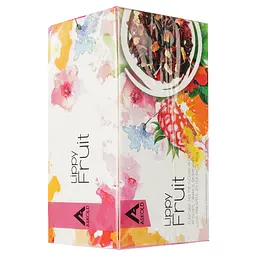 Суміш Askold Lippy Fruit з пелюсток квітів шипшини апельсину малини та ананасу, 20 пакетиків - мініатюра 2