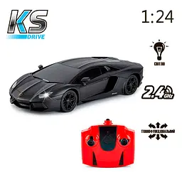 Автомобіль KS Drive на р/к Lamborghini Aventador LP 700-4, 1:24, 2.4Ghz чорний (124GLBB) - мініатюра 6