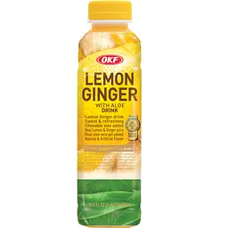 Фруктовий напій OKF Fruit Juice with Aloe LemonGinger 0.5 л