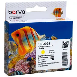 Картридж Barva Epson T0924/T1084 (C13T10844A10) 490ст, yellow (IC-0924)