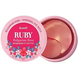 Гідрогелеві патчі для очей Koelf Ruby Bulgarian Rose 60 шт. - мініатюра 2