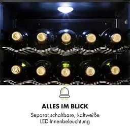 Холодильник для напоїв Klarstein Beersafe XL Onyx 60л (10032871) - мініатюра 5