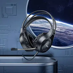 Навушники Hoco W106 Tiger gaming headset Black - мініатюра 8