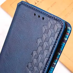 Чохол-книжка GETMAN Cubic Cover Case для Oppo A78 4G Blue [95318] - мініатюра 4