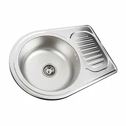 Кухонна мийка з нержавіючої сталі Valeso декор 6745 (0,8/180 мм), Decor - мініатюра 7