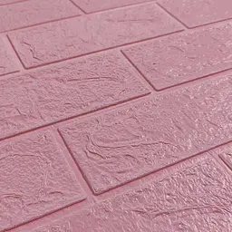 Самоклеюча декоративна 3D панель Loft Expert під рожеву цеглу 700x770x3 мм - мініатюра 5