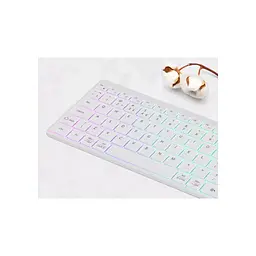 Клавіатура Canyon HKB-W11 Slim Dual Mode Wireless/Bluetooth RGB UA White (CNS-HBTK11W) - мініатюра 5