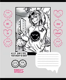 Упаковка зошитів Yes Smiley World Anime учнівський загальний 10 шт./60 лін. (767657) - мініатюра 5
