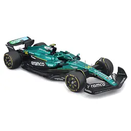 Автомодель з фігуркою Bburago Aston Martin AMR25 (18-28071 (#14)) - мініатюра 2