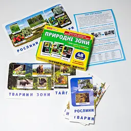 Набір тематичних карток Ранок Природні зони 13169002 для дітей 4-6 років - мініатюра 5