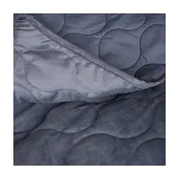 Покривало MirSon №5052 Velor charm Dark grey 180х210 см (2200008376901) - мініатюра 3