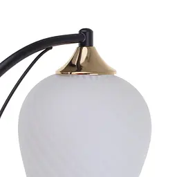 Настільна лампа Brille металева чорна LK-711T/1 E27 BK+FG - мініатюра 12
