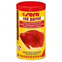 Сухий корм Sera Red Parrot для риб Червоний папуга гранули 1000 мл 330 г
