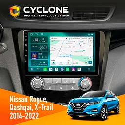 Штатна магнітола Nissan Qashqai, X-Trail 2014 Cyclone C10-013 4x64 DSP 4G Cyclone (НФ-00006143)
