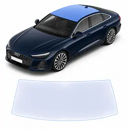 Антигравійна захисна бронеплівка за лекалами для Audi A6 C9 2025- зона даху