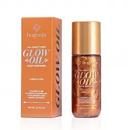 Олія-шимер для тіла Bogenia Glow Oil Body Shimmer Amber Glow 100 мл