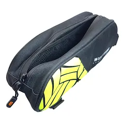 Велосумка на раму West Biking YP0707373 22х9х6,5 см 1 л чорно-зелений (G0001972) - мініатюра 3