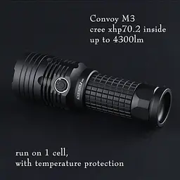 Ліхтар Convoy M3 потужний ліхтарик XHP 70.2 4000K - мініатюра 10