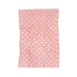 Плед-накидка Barine - Stars Throw pembe рожевий 130x170