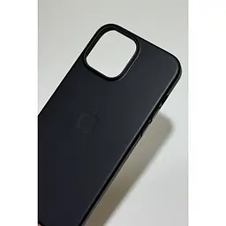 Оригінальний шкіряний чохол Apple Leather Case with MagSafe для iPhone 13 Pro Max (6.7") Midnight Black MM1R3ZM/A - мініатюра 6