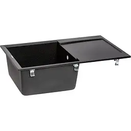 Кухонна мийка Lidz 790x495/230 BLM-14 чорний металік (LIDZBLM14790495230) - мініатюра 2