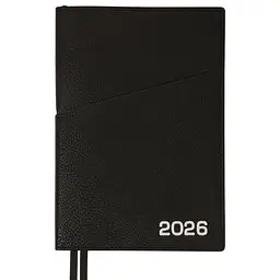 Щоденник-діловий записник А5 Leo Planner Credo 2026 інтегральний чорний 368 сторінок (252647)
