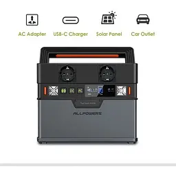 Портативна зарядна станція ALLPOWERS S300 288Wh 78000mAh 300W Portable Power Station - мініатюра 2