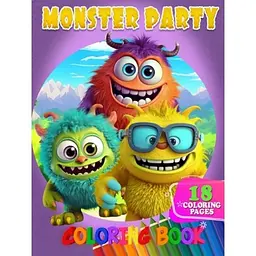Розмальовка дитяча Jumbi Monster Party A4 від 3 років (RN-250-N-737)