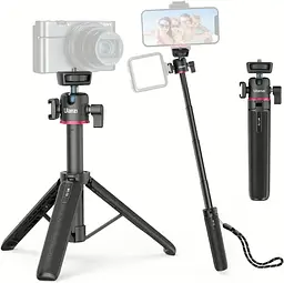 Штатив Ulanzi Vijim MT-73 55CM Tripod with 1/4 Cold Shoe UV-T048GBB1 MT-73 Black - мініатюра 4