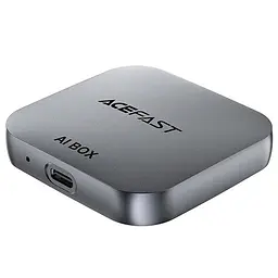 Адаптер Acefast QC2 AI Box car wireless CarPlay/Android Auto Metal gray - мініатюра 3
