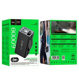 Портативна батарея - зовнішній АКБ Hoco J138 60000 mAh 12в power bank - мініатюра 6