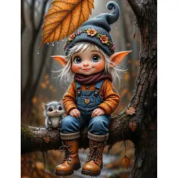 Алмазна мозаїка Лісова фантазія 5D Go to art 177461 Різнокольоровий shop (4823032522571)
