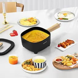 Каструля електрична багатофункціональна Audecook WD-1020B з пароваркою та антипригарною сковородою - мініатюра 3