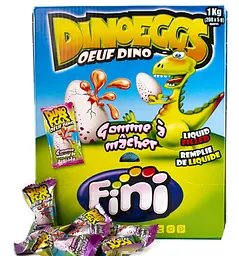 Жуйка Fini Dino Eggs Bubble Gum 1шт - мініатюра 6