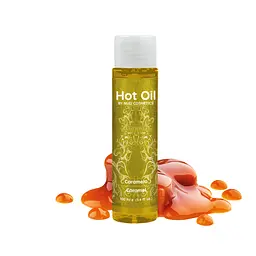 Їстівна масажна олія Nuei Hot Oil Карамель (100 мл): Зігріваючий ефект для масажу та солодких поцілунків