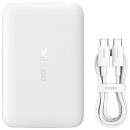 Портативний ЗП Power Bank Baseus EnerFill FM11 30W з БЗП 10000mAh (E00287) Moon White - мініатюра 2